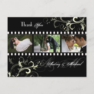 Wedding Thank you postcards insert your photos