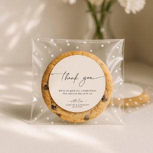 Wedding Thank you sticker