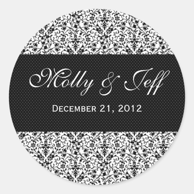 Wedding Thank You Sticker (Front)