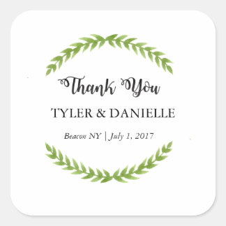 Wedding Thank You Sticker