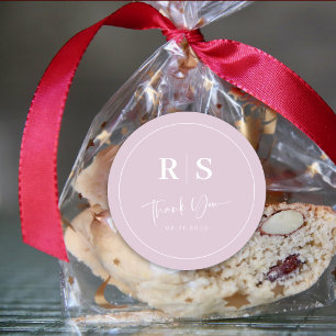 Wedding Thank You Sticker - Lilac & Elegance