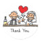 Wedding Thank You Stickers