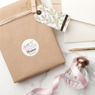 Wedding Thankyou favour sticker 