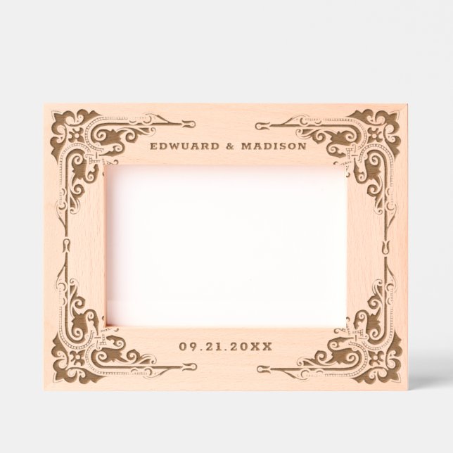 Wedding theme Vintage Oornamental frame  (Front)