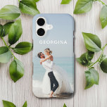 Wedding Themed Photo Template Personalized Name<br><div class="desc">Wedding Themed Photo Template Personalized Name iPhone Case. This wedding themed design features your personalized photo or image with your name. Personalized by editing the text in the text box and adding your own photo.</div>