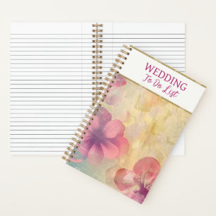 Wedding To Do List Planner Notebook