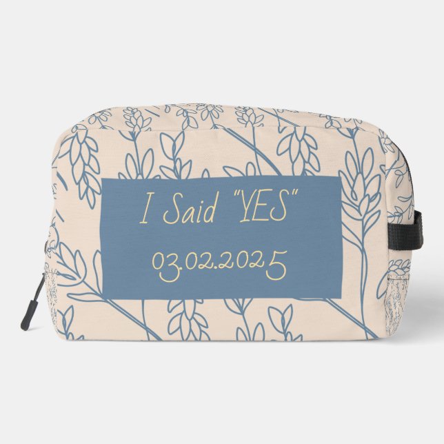 Wedding Toiletry Bag (Back)
