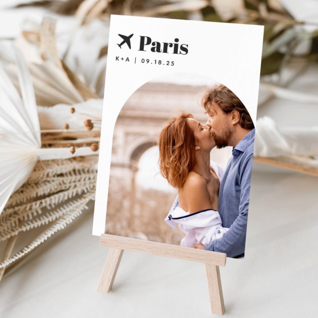 Wedding Travel Theme Destination Photo & Name Table Number (Creator Uploaded)