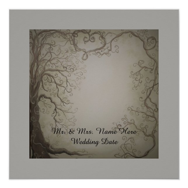 Wedding Tree Guest Book print (Front)