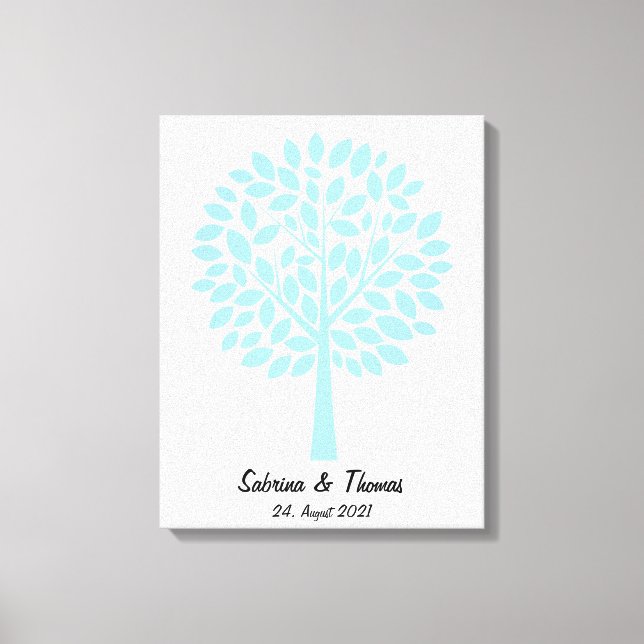 wedding tree, wedding tree, wedding guestbook (Front)