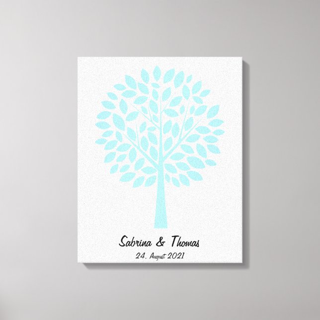 wedding tree, wedding tree, wedding guestbook (Front)
