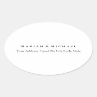 Wedding Trend Minimalist Professional Name Address
