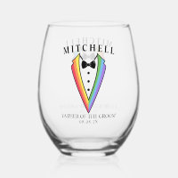 Wedding Tuxedo Gay LGBTQ+ Father of the Groom
