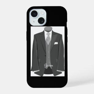 Wedding Tuxedo Groom iPhone 15 Case