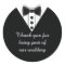 Wedding Tuxedo Thank You Favour Stickers