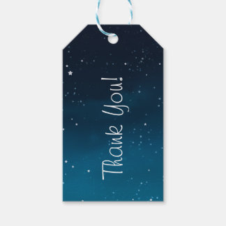 Wedding under the stars Thank You gift tags