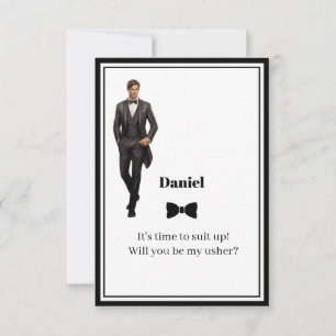 Wedding Usher Invitation