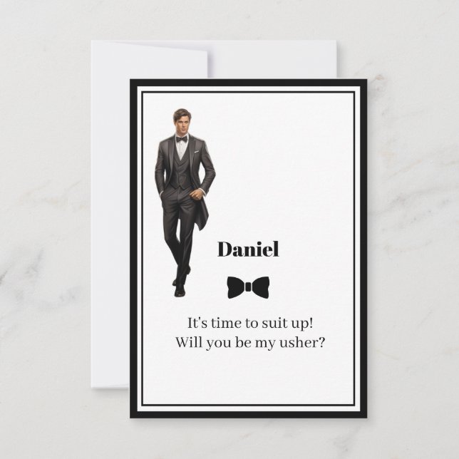 Wedding Usher Invitation (Front)