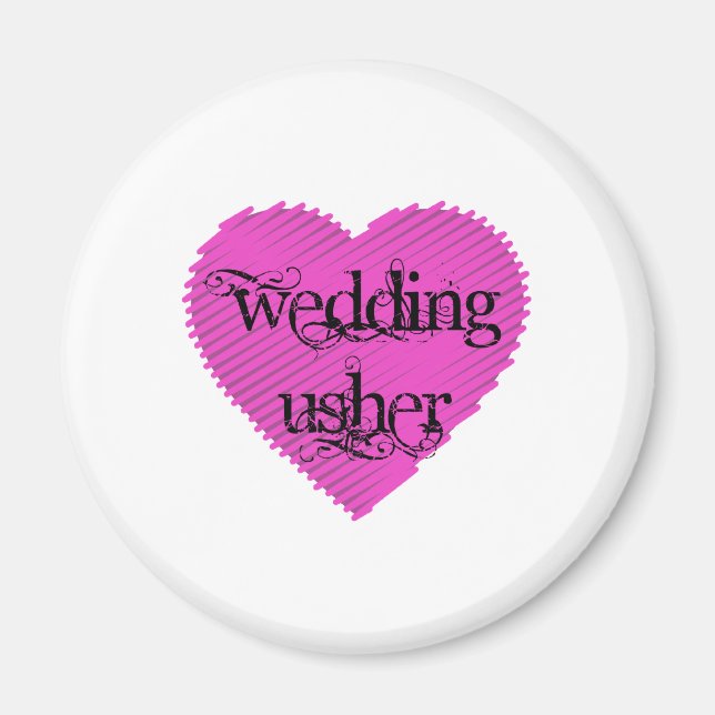 Wedding Usher Magnet (Front)