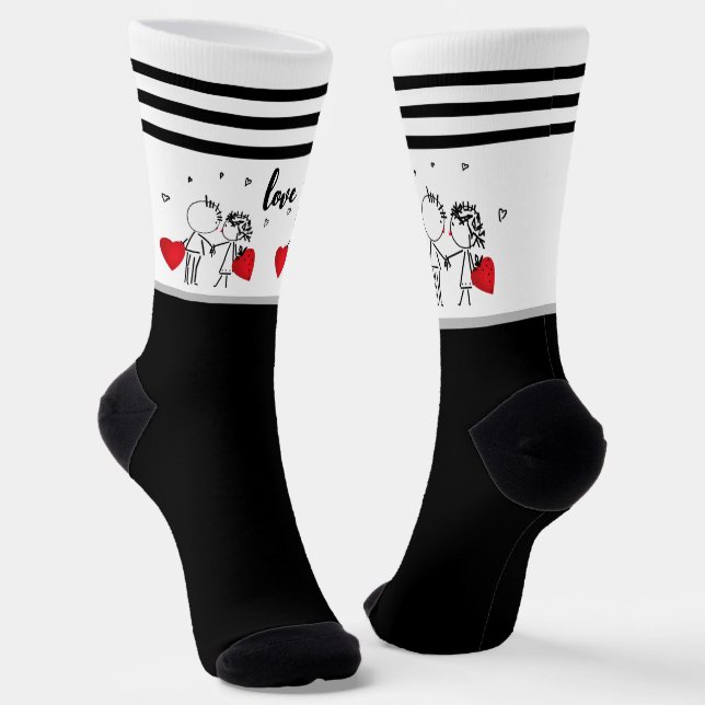 Wedding, Valentine's day  Socks (Angled)