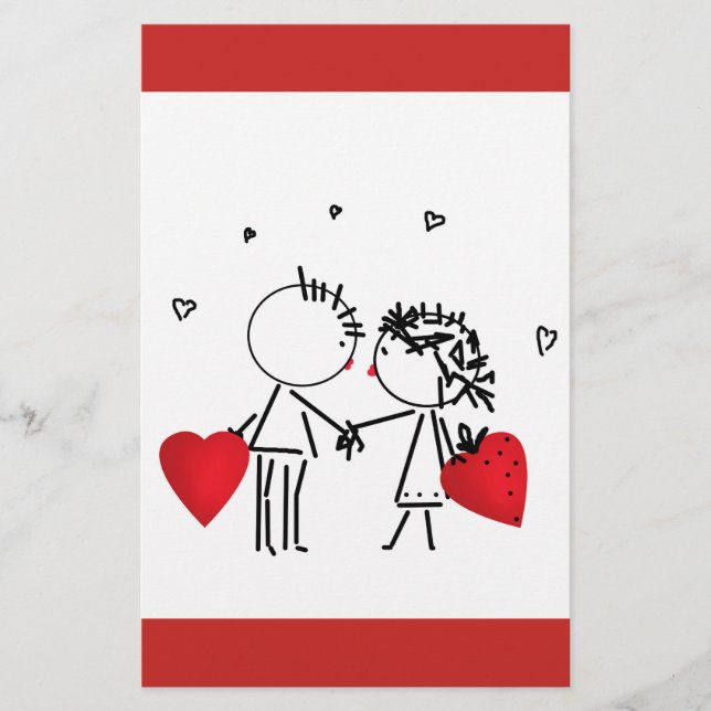 Wedding, Valentine's day Stationery (Front)