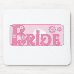 Wedding Veil Bride Mouse Pad