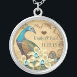 Wedding Vintage Peacock  Anniversary Necklace<br><div class="desc">see more vintage peacock bird products see more vintage bird products Peacock Wedding Invitations Vintage Paisley Peacock Colours or Fuchsia and Lime Paisley Wedding Invitation -Paisley Peacock Colours Wedding Invitations, RSVP, Save the Date and Direction or Reception Cards. RSVP & Place Cards RSVP & Place Cards Vintage Bird Weddings and...</div>