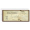 wedding vintage ticket invitation with rsvp design