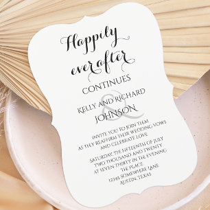 Wedding Vow Renewal - Happily ever after continues Invitation