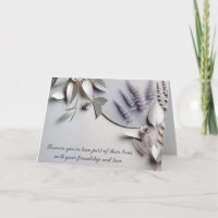 Wedding Vow Renewal Silver Flowers