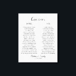 Wedding Vows Canvas Print<br><div class="desc">Wedding Vows Canvas Print</div>