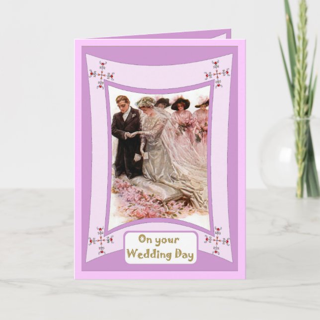 wedding vows card (Front)