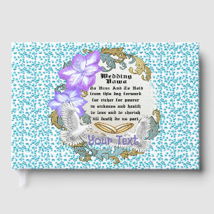 Wedding Vows Dove Guest Book