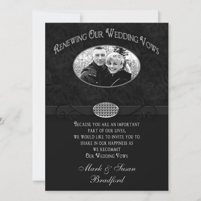 Wedding Vows Renewal Invitation (Front)