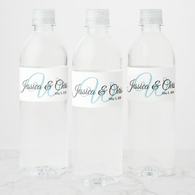 Wedding Water Bottle Label 006 (Bottles)