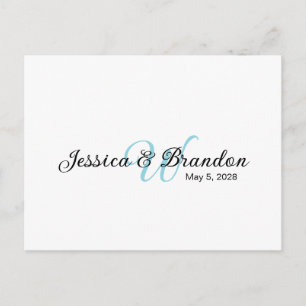 Wedding Water Bottle Label 016 Postcard