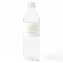 Wedding Water Bottle Label | Thank You Sticker