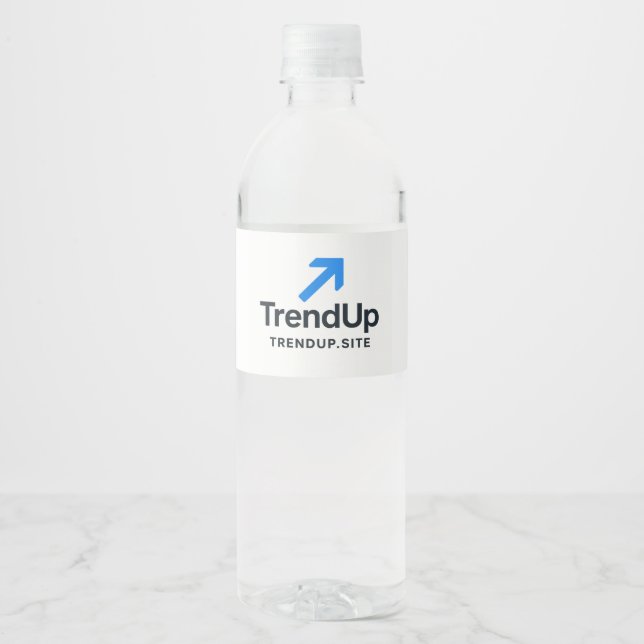 Wedding Water Bottle Labels  Elegant Personalised (Front)