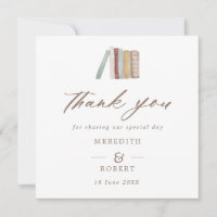 Wedding Watercolor Books Calligraphy Square