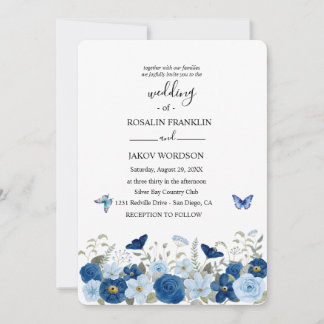 wedding watercolor invitation