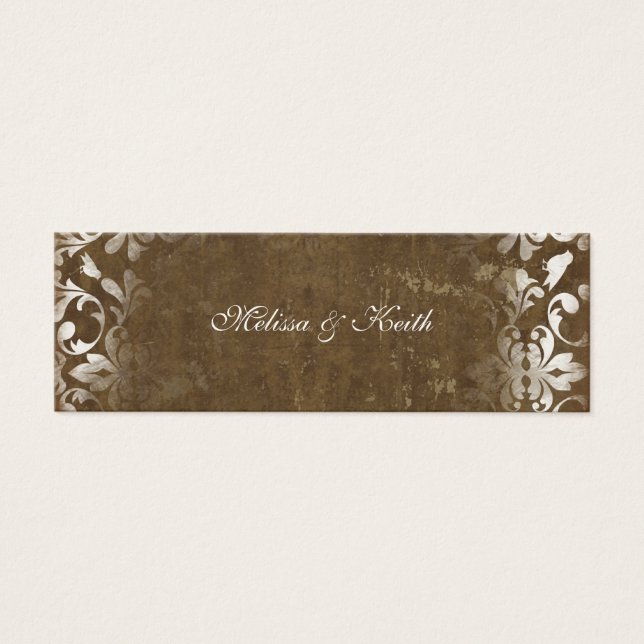 Wedding Website Cards {Espresso} (Front)