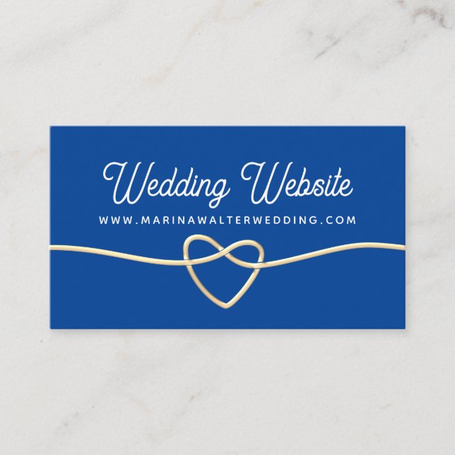 Wedding Website Enclosure Card (Front)
