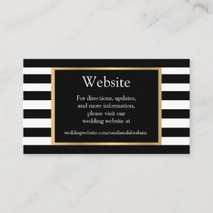 Wedding Website Enclosure Cards