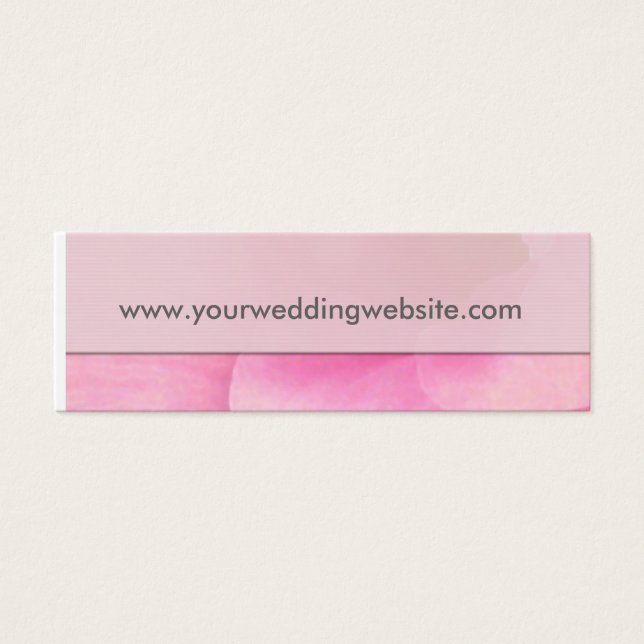 Wedding website gift tag cards (Front)