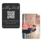 Wedding Website | QR Code Minimalist Photo RSVP