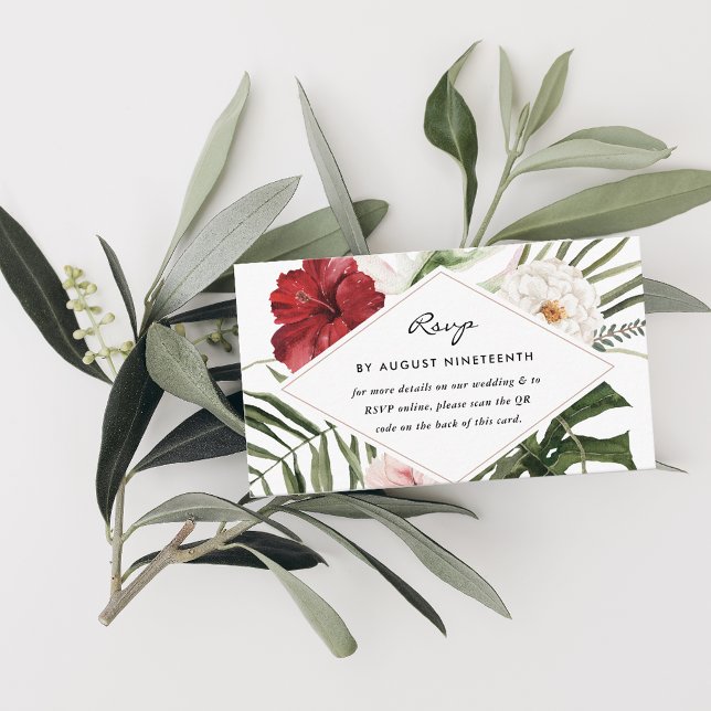 Wedding Website | QR Code Scan  Enclosure Card (Creator Uploaded)