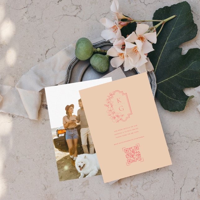 Wedding Website | QR Code Scan Photo Enclosure Card (Creator Uploaded)