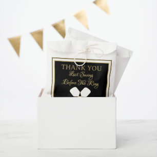 Wedding Weekend Activity Pickleball Gold & White Favour Bags
