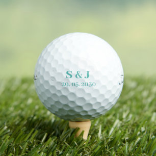 Wedding Weekend Date Golf Balls