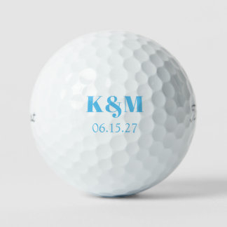 Wedding Weekend Date to Remember Golf Balls